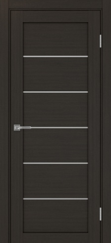 Полотно Турин 506 венге Цвет Венге Размер 800х2000мм Покрытие Экошпон Стекло Матовое