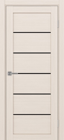 Полотно Турин 506 ясень перламутровый Цвет Ясень перламутр Размер 700х2000мм Покрытие Экошпон Стекло Черное