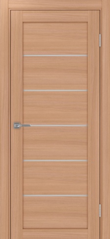 Полотно Турин 506 ясень тёмный Цвет Ясень тёмный Размер 800х2000мм Покрытие Экошпон Стекло Матовое