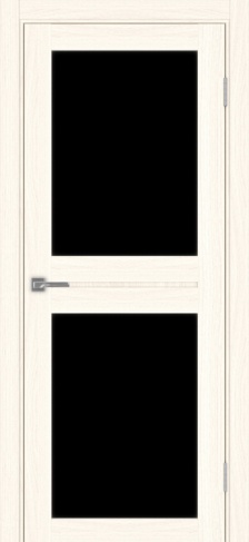 Полотно Турин 520.212 ясень светлый Размер 800х2000мм Покрытие Экошпон Стекло Черное