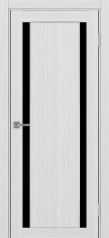 Полотно Турин  522.212АПП ясень серебристый Цвет Ясень серебристый Размер 800х2000мм Покрытие Экошпон Стекло Черное