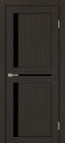 Полотно Турин  523.221АПП SB венге Стекло Черное Покрытие Экошпон Размер 600х2000мм