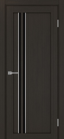 Полотно Турин  525АПС SC венге Размер 700х2000мм Покрытие Экошпон Стекло Черное