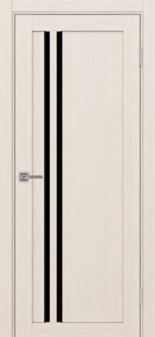 Полотно Турин  525АПС SB ясень перламутровый Размер 600х2000мм Покрытие Экошпон Стекло Черное