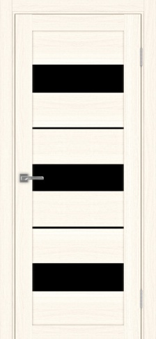 Полотно Турин  526 ясень светлый Размер 600х2000мм Покрытие Экошпон Стекло Черное