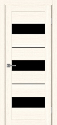 Полотно Турин 526АПП max SB лакобель чёрный ясень светлый Цвет Ясень светлый Размер 700х2000мм Покрытие Экошпон Стекло Черное