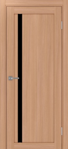 Полотно Турин  527АПС SB ясень тёмный Цвет Ясень тёмный Размер 800х2000мм Покрытие Экошпон Стекло Черное