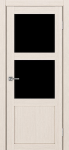 Полотно Турин  530.221 ясень перламутровый Цвет Ясень перламутр Размер 700х2000мм Покрытие Экошпон Стекло Черное