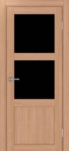 Полотно Турин  530.221 ясень тёмный Цвет Ясень тёмный Размер 600х2000мм Покрытие Экошпон Стекло Черное