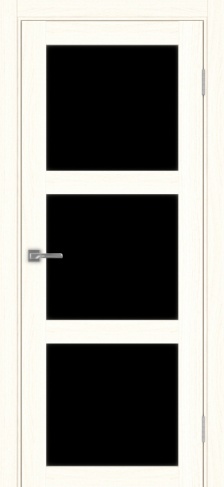 Полотно Турин  530.222 ясень светлый Цвет Ясень светлый Размер 800х2000мм Покрытие Экошпон Стекло Черное