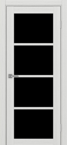 Полотно Турин 540 ясень серебристый Цвет Ясень серебристый Размер 800х2000мм Покрытие Экошпон Стекло Черное