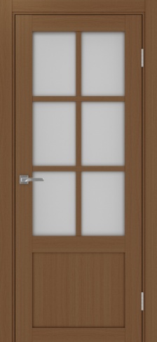 Полотно Турин 541ПФ.21 мателюкс орех Цвет Орех Размер 700х2000мм Покрытие Экошпон Стекло Матовое