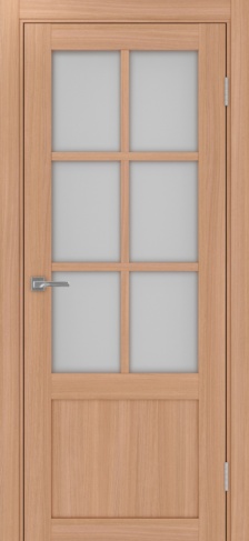 Полотно Турин 541ПФ.21 мателюкс ясень тёмный Цвет Ясень тёмный Размер 700х2000мм Покрытие Экошпон Стекло Матовое