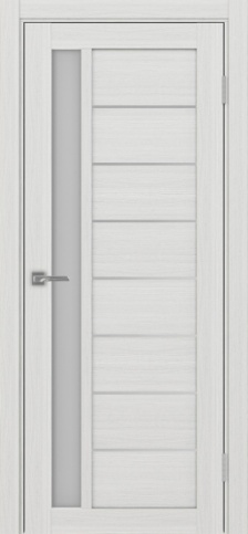 Полотно Турин 554АПП SC Цвет Ясень серебристый Размер 700х2000мм Покрытие Экошпон Стекло Матовое