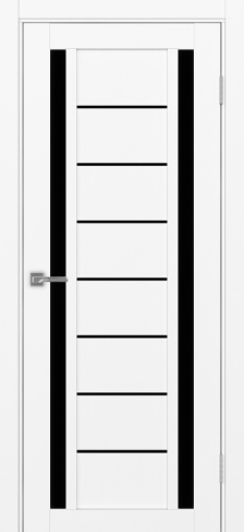 Полотно Турин 558 белый снежный Цвет Белый снежный Размер 600х2000мм Покрытие Экошпон Стекло Черное