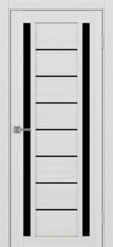 Полотно Турин 558 ясень серебристый Цвет Ясень серебристый Размер 600х2000мм Покрытие Экошпон Стекло Черное